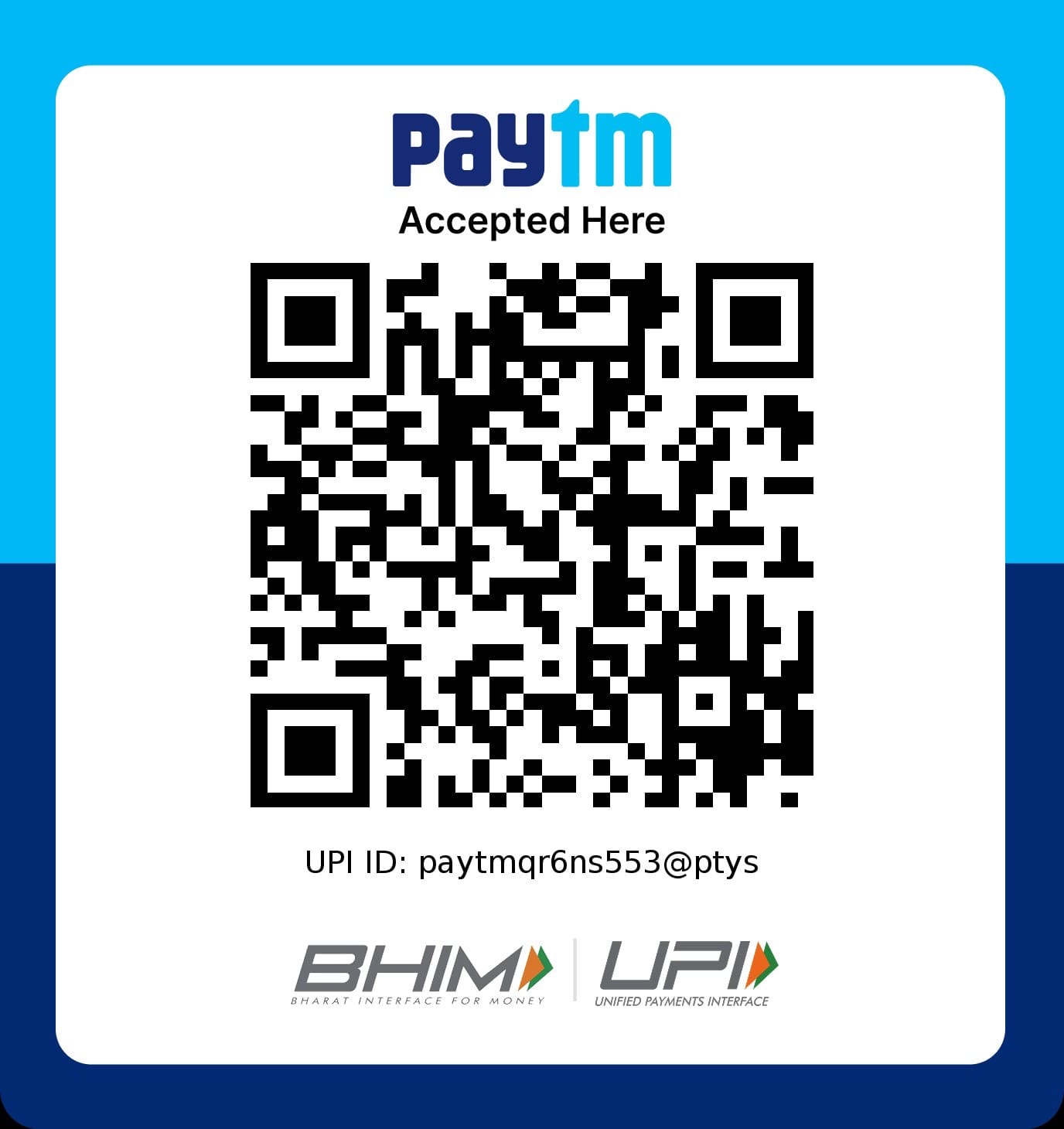 Payment QR Code